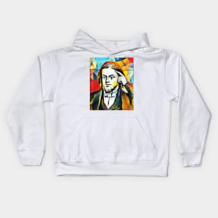 Rufus Wilmot Griswold Abstract Portrait | Rufus Wilmot Griswold Artwork 2 Kids Hoodie